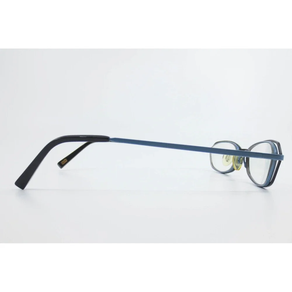 Kliik Denmark 231 123 Matte Navy Blue Black Oval Eyeglasses Frames 49-17-135